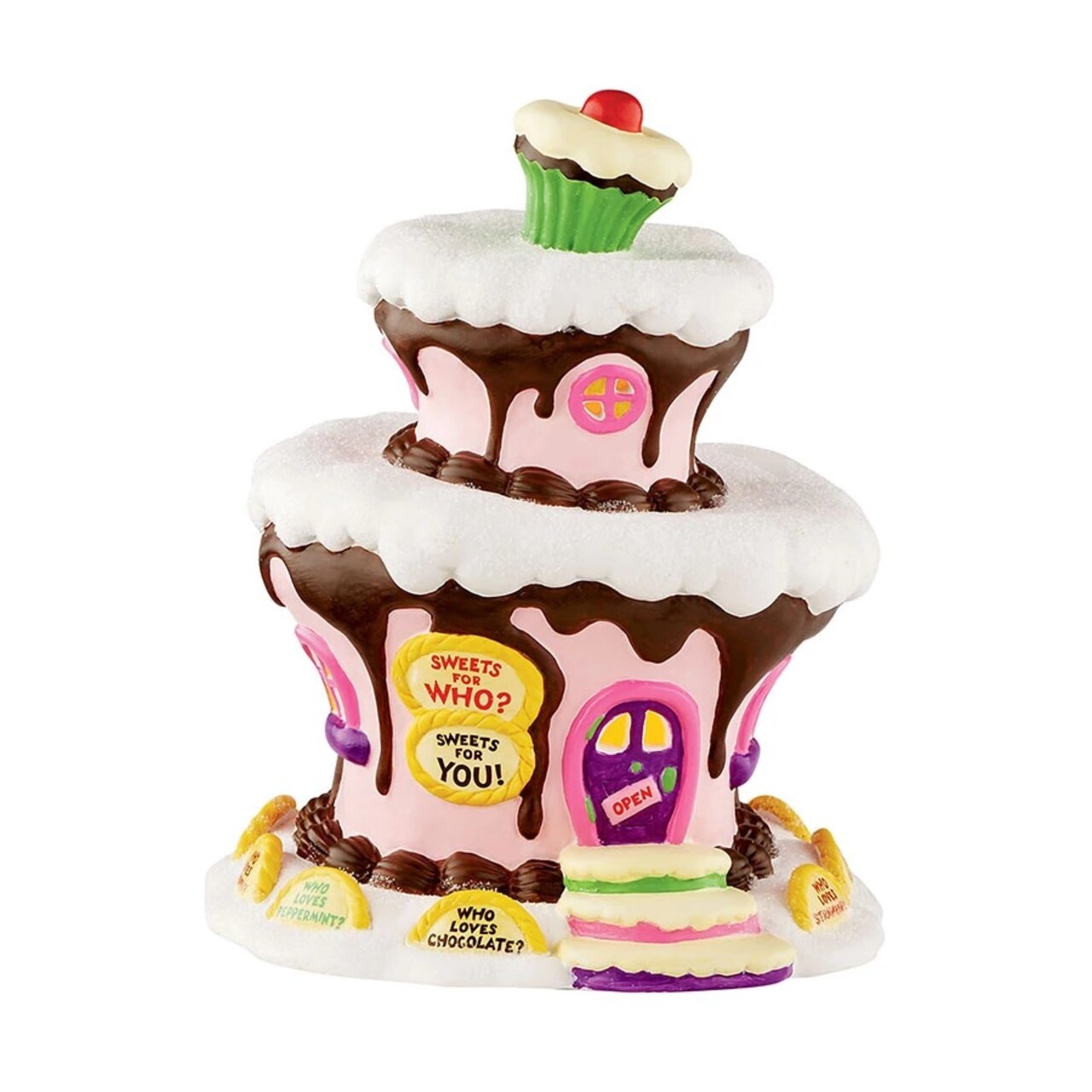 Dr Seuss The Grinch Village Who-Ville Sweet Shop Christmas Building #4053063